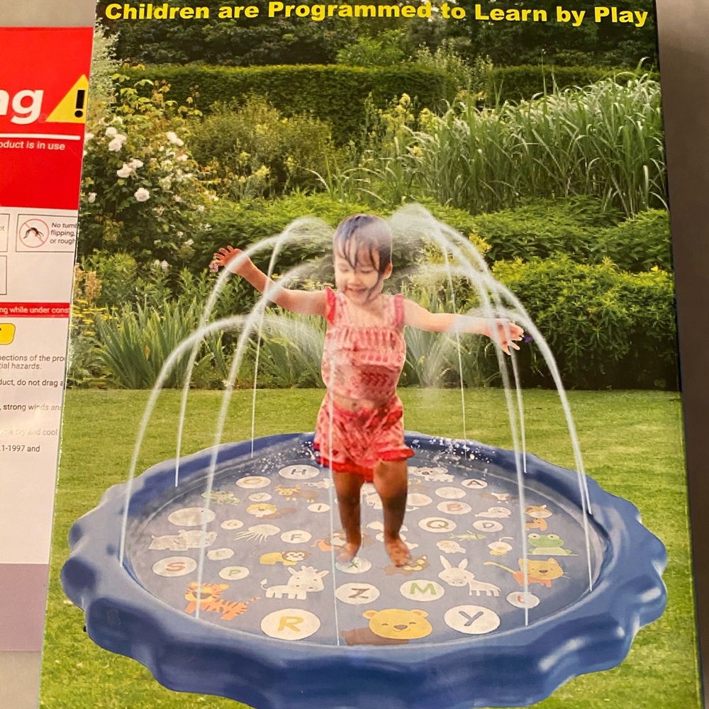 Kids Splash water pad. Perfect gift for the children.